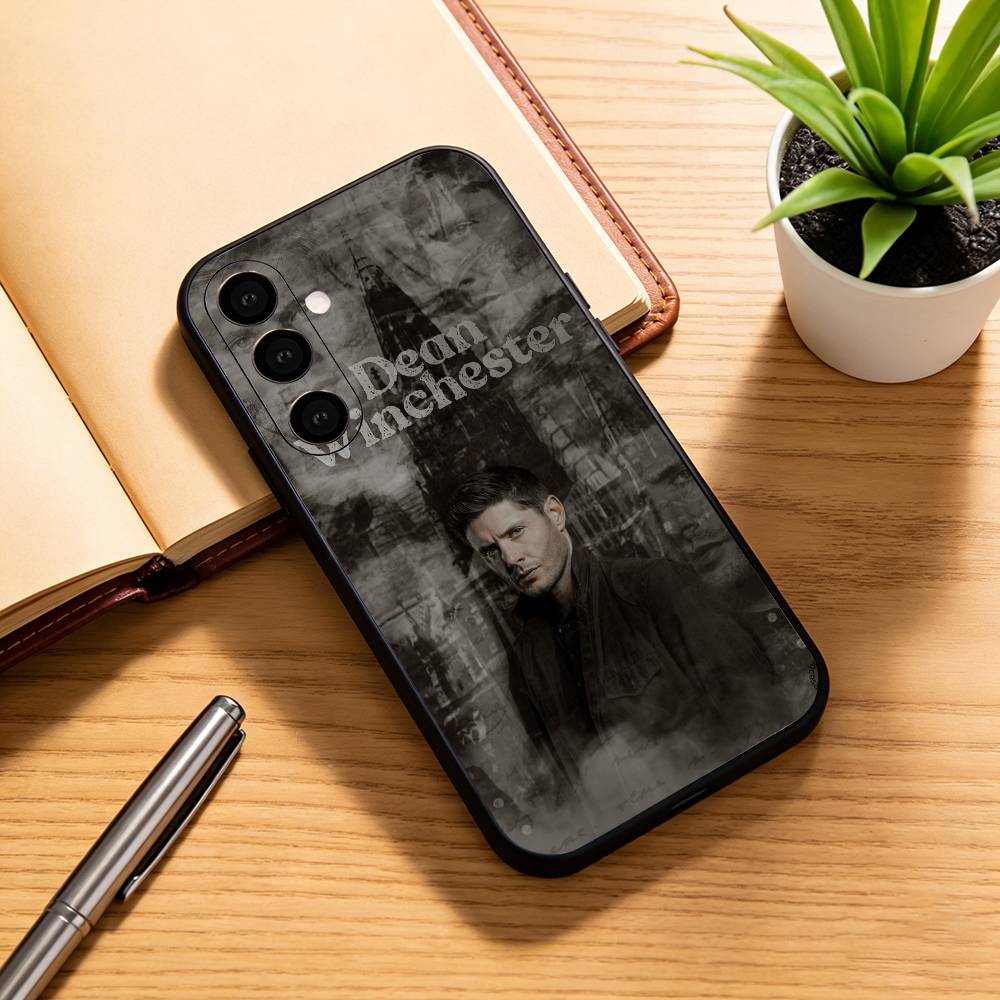 S-Supernaturals Dean Winchester   Phone Case Black Silicone Soft For Samsung Galaxy A73,A72,A71,A70,A53,A52,A51