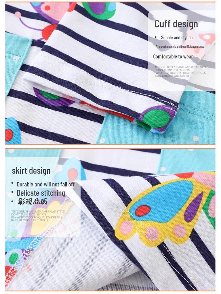 Frühling 2025 Baby Mädchen Prinzessinnenkleid - Neuer europäischer & amerikanischer Stil