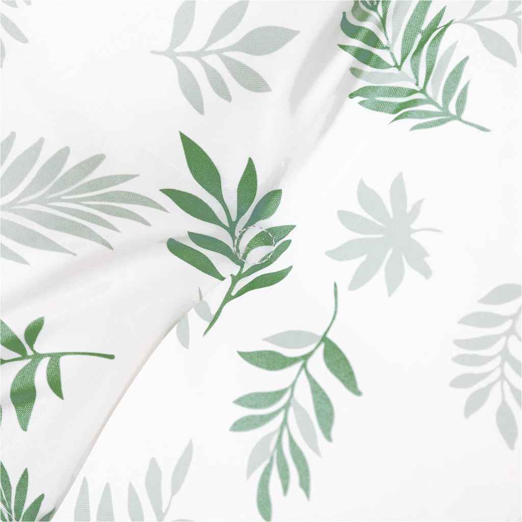 Garden Bench Cushion Leaf Pattern 200 x 50 x 4 cm Fabric