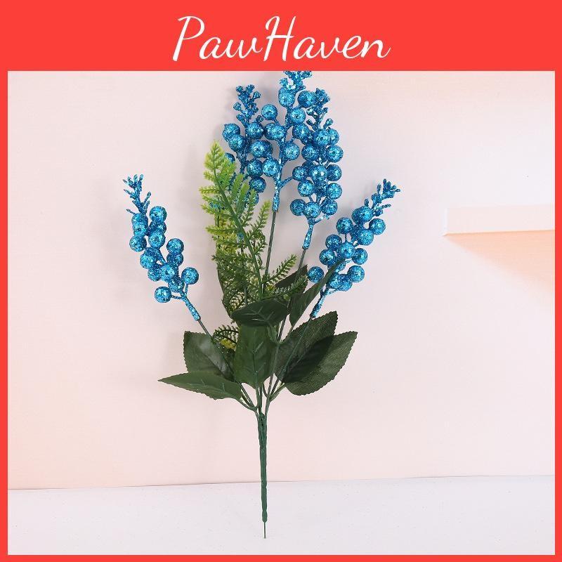 Flower Decorative Christmas Bundle With Christmas Berry For Festive Display Home