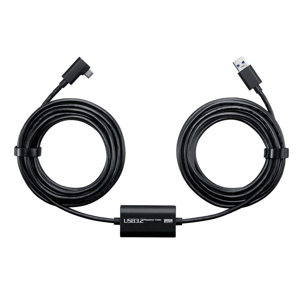 Sanwa Supply Long Cable Headset USB3.2 A-TypeC (5m/VR Compatible) KB-USB-RLC305