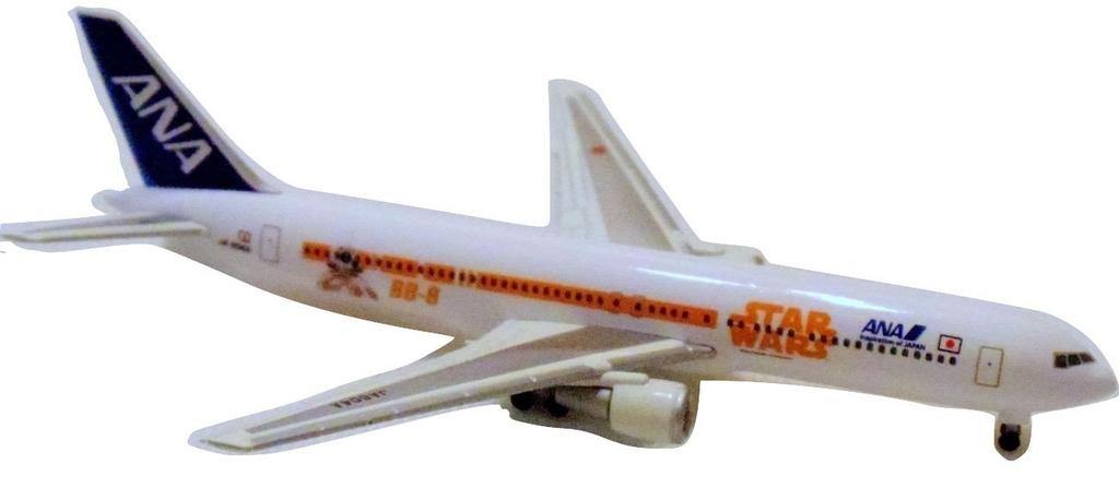 ANA STAR WARS 1/500ボーイング767 ミニチュアモデル 1/500 B767-300 ANA STAR WARS/スターウォーズジェット JA604A