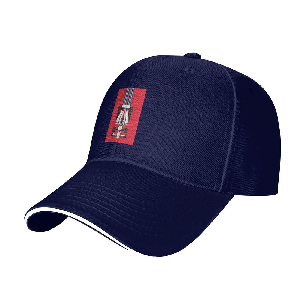 Fashion Martini Livery Stripe Curved Brim Baseball Cap ParentChild Visor