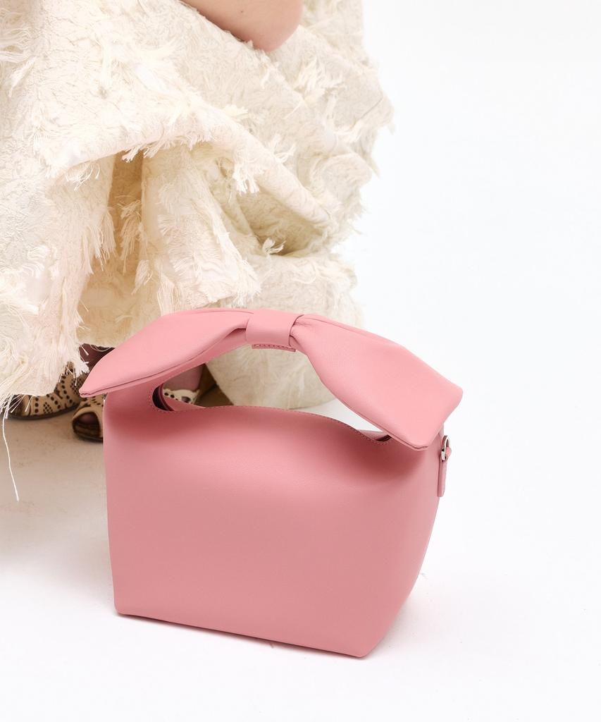 Bowtique Lindsey Bow Ribbon Two-Way Bag_Pink