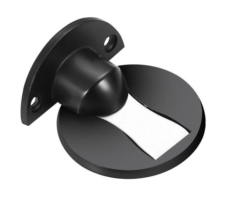 Invisible Magnetic Door Stopper Stainless Steel Punch-free Windproof Mechanical Self-locking Door Stop Door Stopper