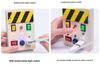 Interactive LED Wooden Busy Board: Children's Early Education Toy with Switches & Sockets