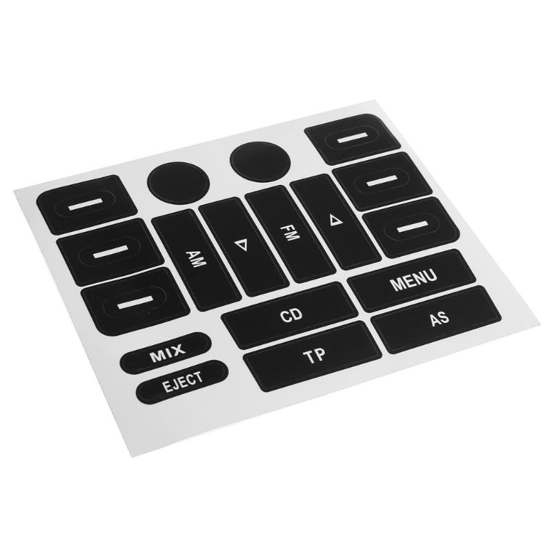 Praktische Auto Navigation FM Radio Taste Reparatur Aufkleber Aufkleber Abdeckung Anti Korrosion Dekoration Geeignet Für Golf MK5