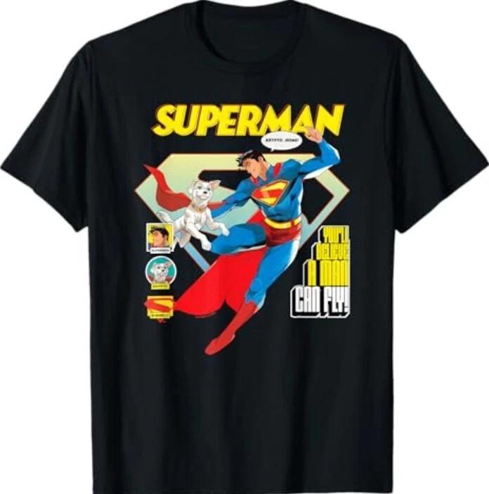 You ll Believe A Man Can Fly! Krypto Poster T-Shirt M