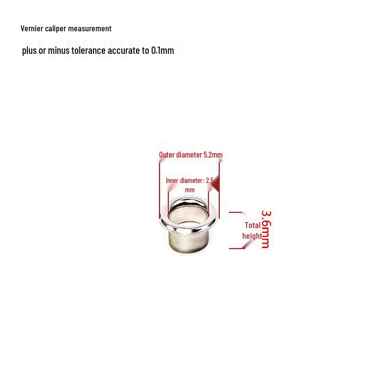 Iron Eyelet Button, Hollow Rivet, Metal Grommet for Light Box Cloth & Paper Tags