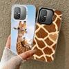 Giraffe Animal Pattern Shockproof Phone Case for Xiaomi Poco X7 X6 X5 X3 Pro F7 Ultra M8 Redmi 15C 15 14C 13C 12C 10C 13 12 10