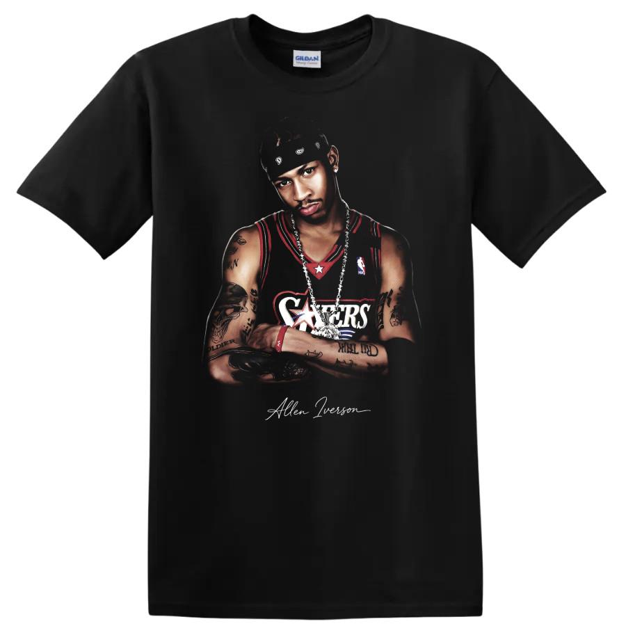 Maglietta da Basket Allen Iverson Philadelphia 76ers Leggenda NBA Tee