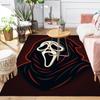 1Pc Scream Horror Icon Rug, Office Carpet Indoor Outdoor Doormat, Non-Slip, Comfortable, Living, Christmas Halloween, Xmas Gift N1188