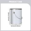Empty Paint Can, Storage Container, Portable with Handle Lid, Metal Bucket, for Paints DIY Art