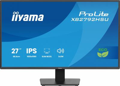 Monitor 27 Zoll X2792HSU-B1 IPS, FHD, HDMI, DP, 120Hz, 350cd, 4ms, dünne Rahmen, 1500:1, ErP B, USB-HUBx2