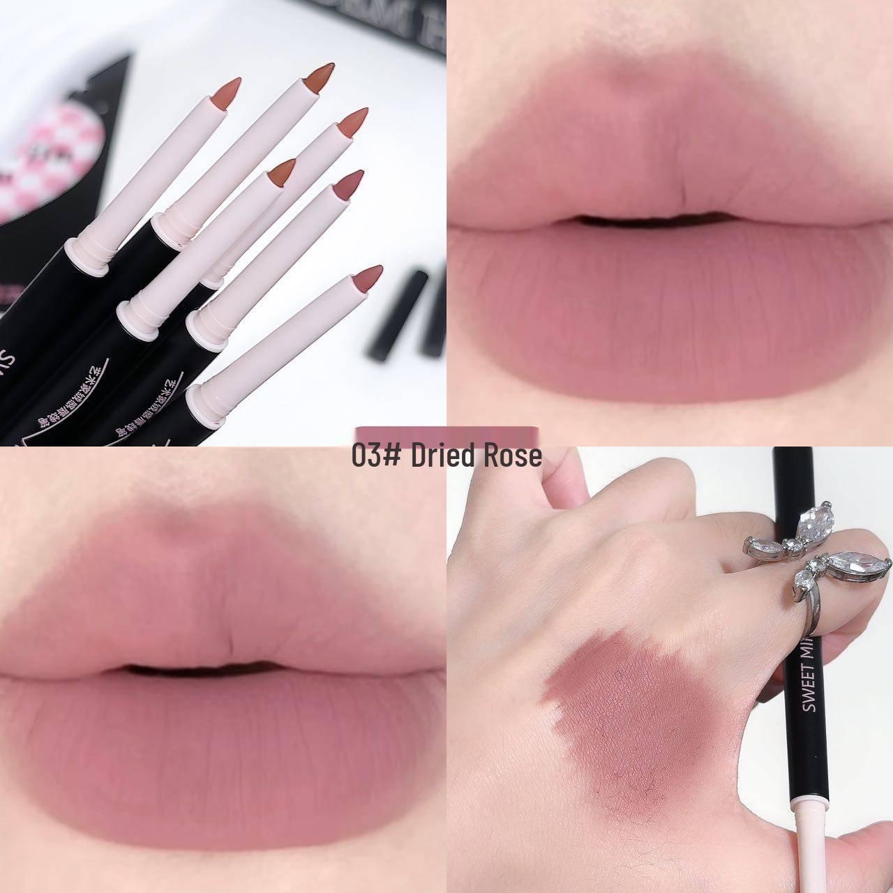 Sweetmint 2-in-1 Double-Ended Lip Liner & Brush - Waterproof & Long-Lasting. 260mg
