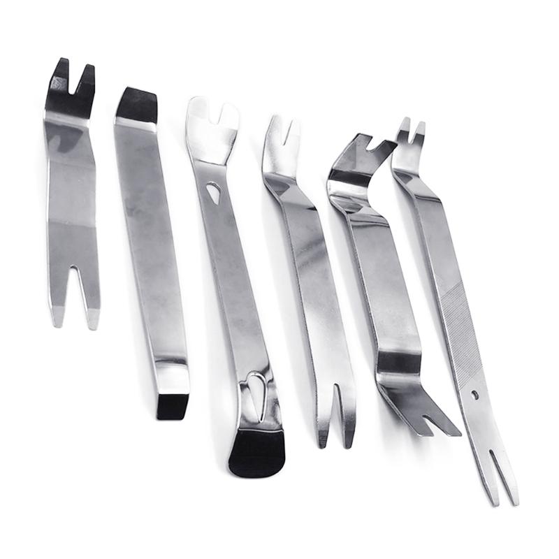 6 Piece Set Trim Removal Tools Clip Pliers Auto Clip Pliers Fastener Remover Pry Tool Set Durable Removal Tool Kit