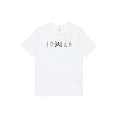 Jordan Sport DNA Letter Logo Casual Comfort Sport Round Neck Print Short Sleeve T-Shirt Men Tops White CZ8084-100