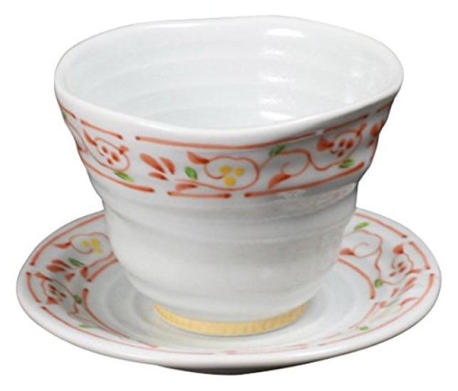 

Free Cup Arita Ware Nishikibuchi Arabesque Ippuku Bowl Plate Cup Saucer Japanese Cup and Saucer Plate Stylish (Free & 300cc) Porcelain/Size(cm) Cup, білий