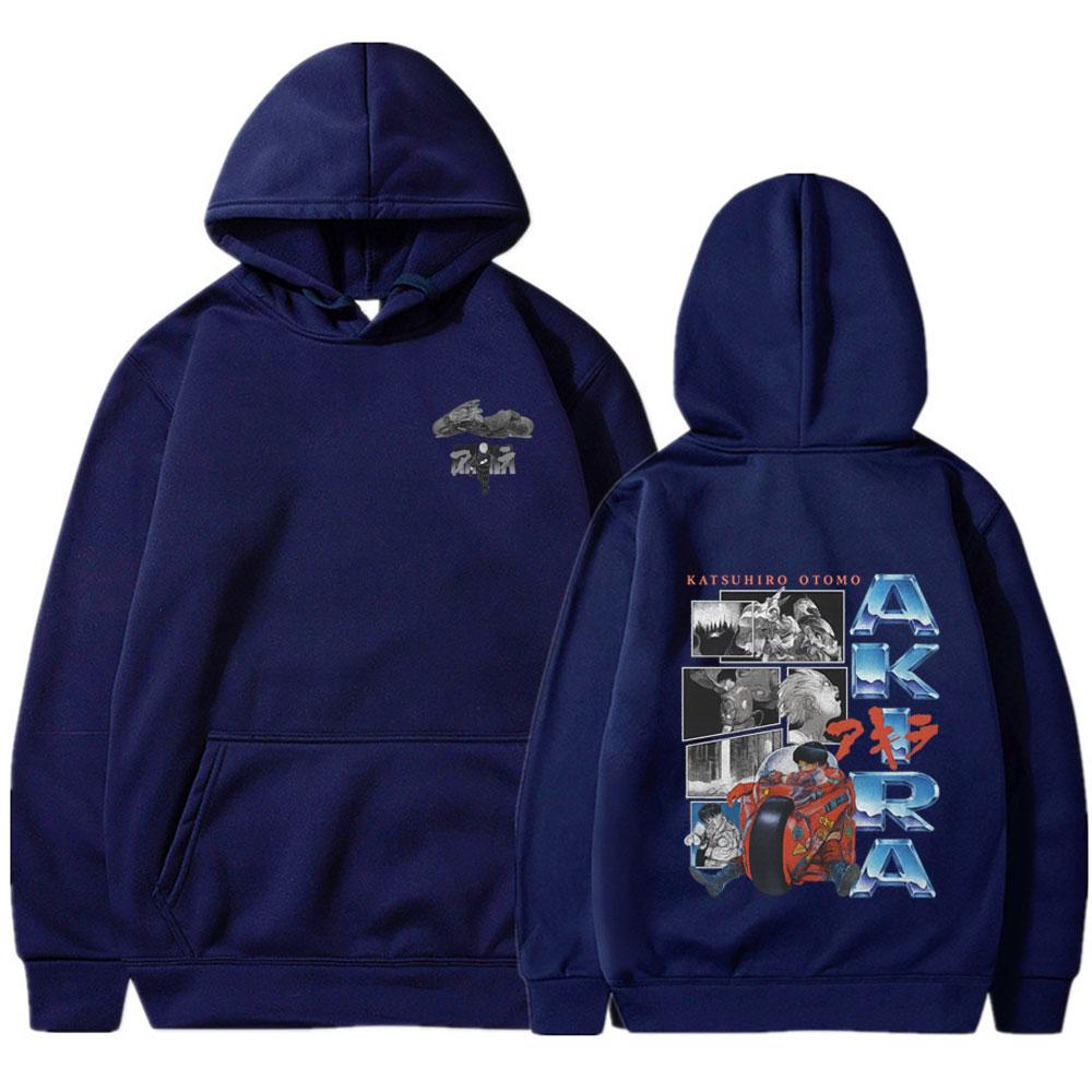 Neo Tokyo Anime Akira Winter Hoodies Science Fiction Cartoon Movie Shotaro Kaneda Couple Sweatshirts Men Women Casual Pullovers