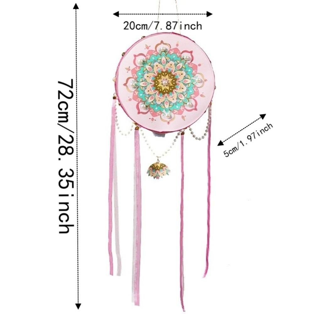 Handmade Chinese DIY Lantern Portable Glow Handheld Lantern  Festival Celebration