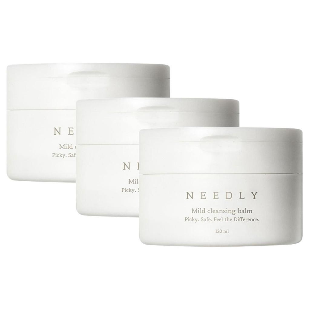 NEEDLY Mild Cleansing Balm Deep Pore Cleansing & Makeup Remover 120ml Triple Pack
