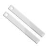 2/3/4/5/6mm Clay Thickness Ruler Acrylic Roller Guide Rail Pottery Teaching Rolling Ruler Clay Depth Guide Pottery Tools
