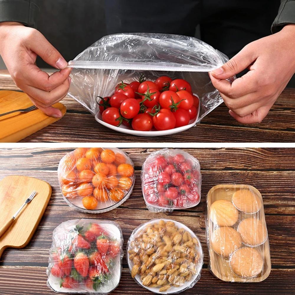 Elastic Food Bowl Protective Cover Reusable Stretchable Food Cover Suitable Different Sizes Bowls Plates Kitchen Supplies