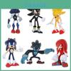 Conjunto de Bonecos de Ação do Jogo Sonic The Hedgehog Fofos de Qualidade Premium Para Crianças e Adultos