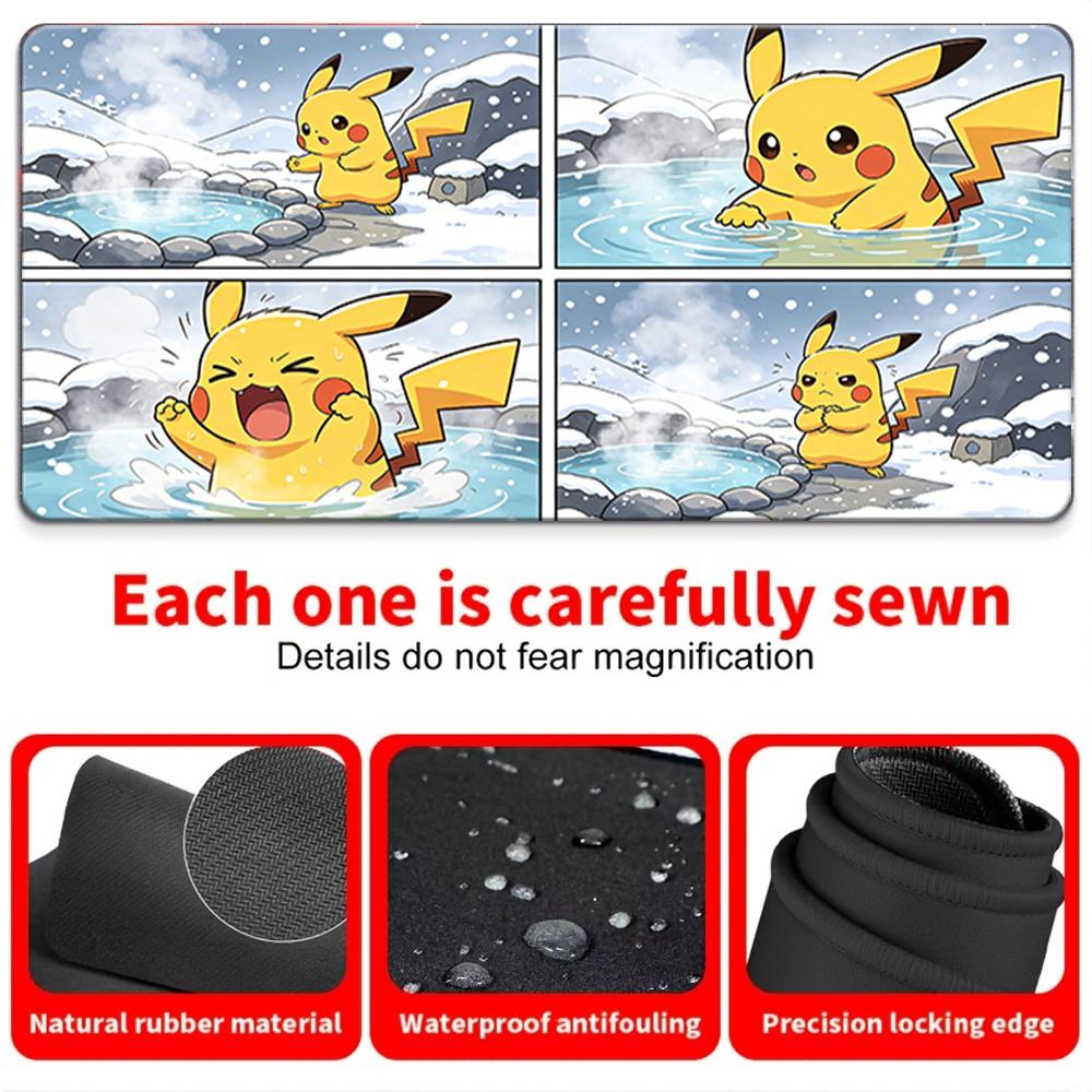 Lucario TCG Playmat NonSlip Washable Trading Card Game Mat 30x80x0.2cm