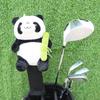 Huse Drăguțe Panda pentru Capul Clubului de Golf Huse Amuzante din Pluș cu Animale pentru Protecție Driver/Fairway Accesorii Golf