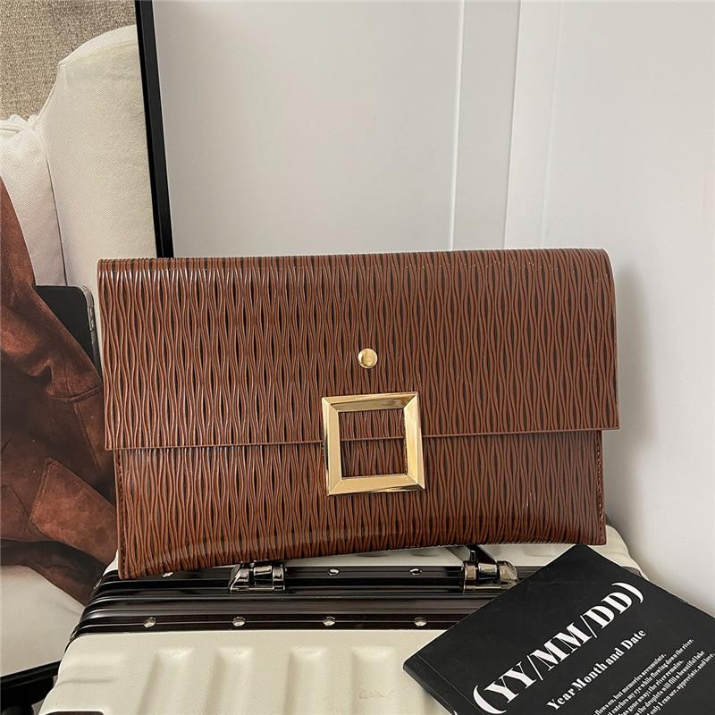 Lady's Large-capacity Stylish Dinner Cash Bag with A Slip Pocket Inside