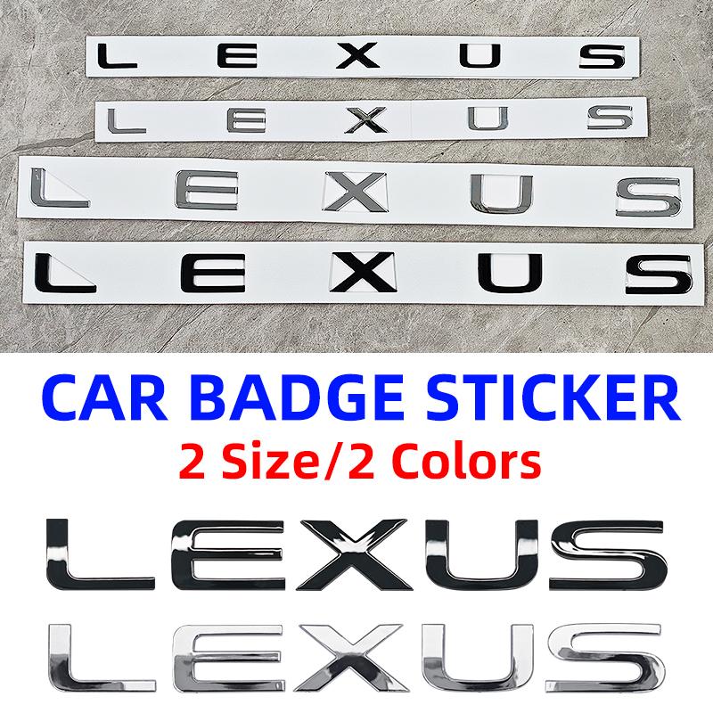 Autocollant Lettre de Coffre Arrière de Voiture en ABS Accessoires Pour Lexus F SPORT GX460 Ct200h IS250 ES 220D IS200 GS GX IS LS LX NX RX UX CT LC