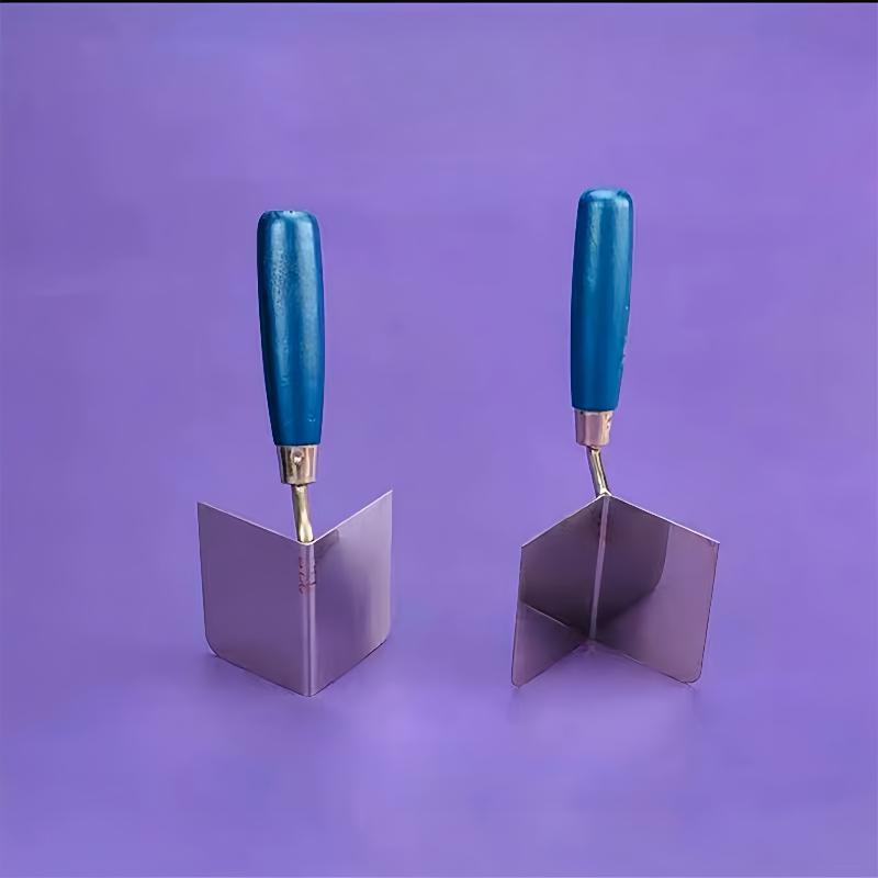 1Pcs 8X6Cm Outside / Inside Corner Knife Stainless Steel Corner Trowel For Drywall Gyprock Plasterboard Drywall Corner Tool