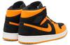 Jordan 1 Mid Black Orange Peel 554724-081