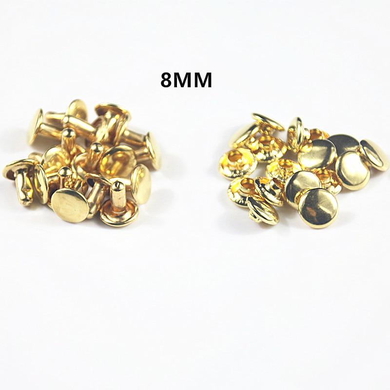 240 Set Double Cap Rivets for Jackets Belts Jeans Bags Clothing Fabric Leather Craft DIY Accessories Tool with 3PCS Fixing Tools
