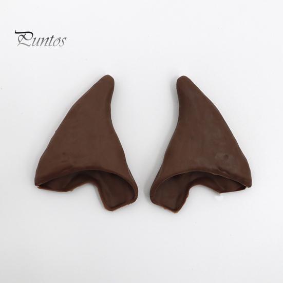 3 Pairs Rubber Elf Ears 10cm 12cm Role-Playing Decorative Ears Cosplay Fairy Pixie Soft Pointed Tips Anime Party Dress Up Costume Makeup Accessories