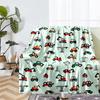 Excavator Theme Printed Blanket - Perfect for Couch, Bed, Travel & Outdoor Use | Machine Washable, Cozy & Durable.
