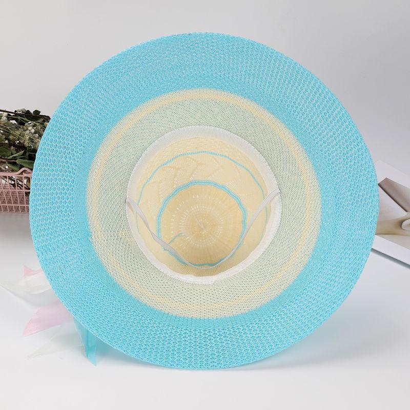 Nouvelle Casquette Pare-Soleil pour Femmes avec Protection Solaire et Protection UV Large Bord Respirante Été Pliable Soleil Chapeau de Paille