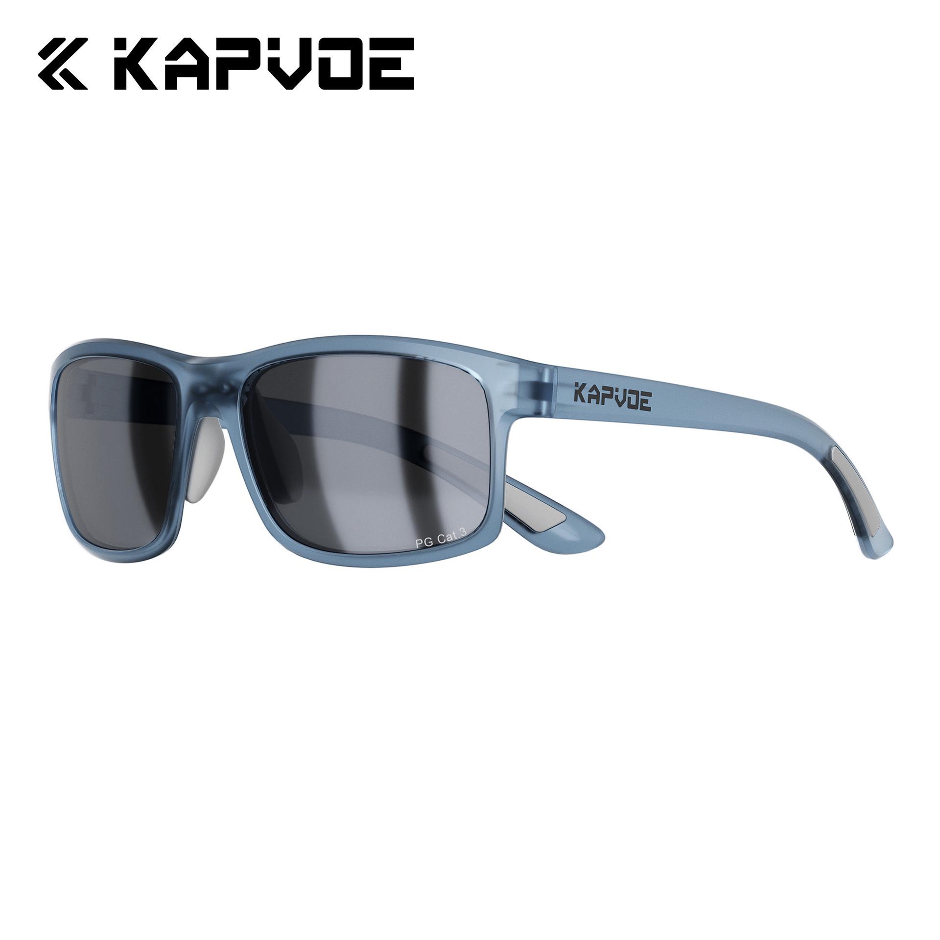 

KAPVOE Polarized UV Protection Iridescent Square Sunglasses for Men & Women