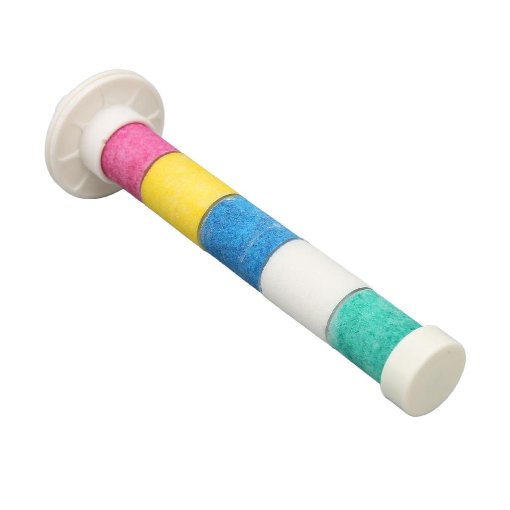 Bird Perch Stand Toy Quartz Stone Wearproof Durable Grinding Claws Beak Washable Bird Cage Accessories for Indoor