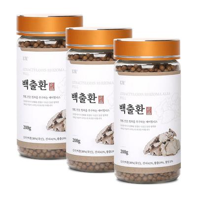 The Chamjin Baekchulhwan Sapju Root Pill, 200g, 3 Pieces