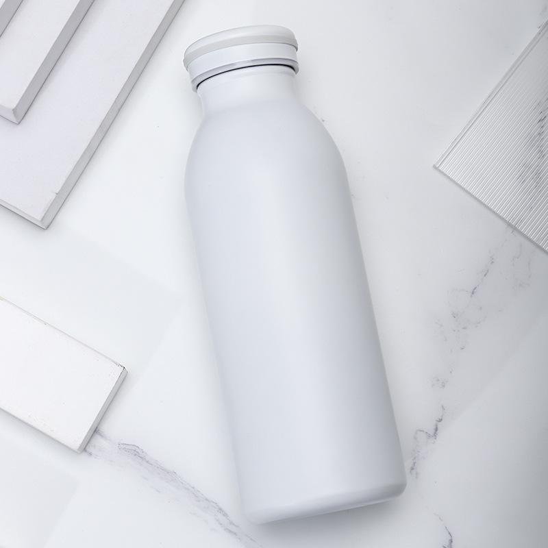 Fashion New High-Value Stainless Steel Milk Bottle Mini Double-Layer Thermos Cup Large Capacity 304 Coke Bottle