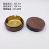 Vintage Ashtray Solid with Lid Wood Ashtray Home Office Living Room Desk Accessories Cigar Ashtrays Creative Gift