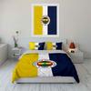 Set Biancheria da Letto Logo Fenerbahçe Copripiumino Federe (1 * Copripiumino 2 * Federe, senza piumino)
