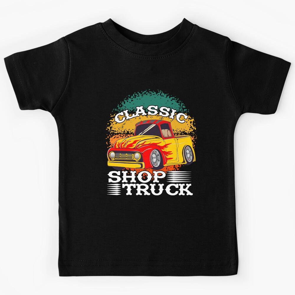 Classic Pickup Truck Customized Vintage Shop Truck Street Rod Kids T-Shirt 170