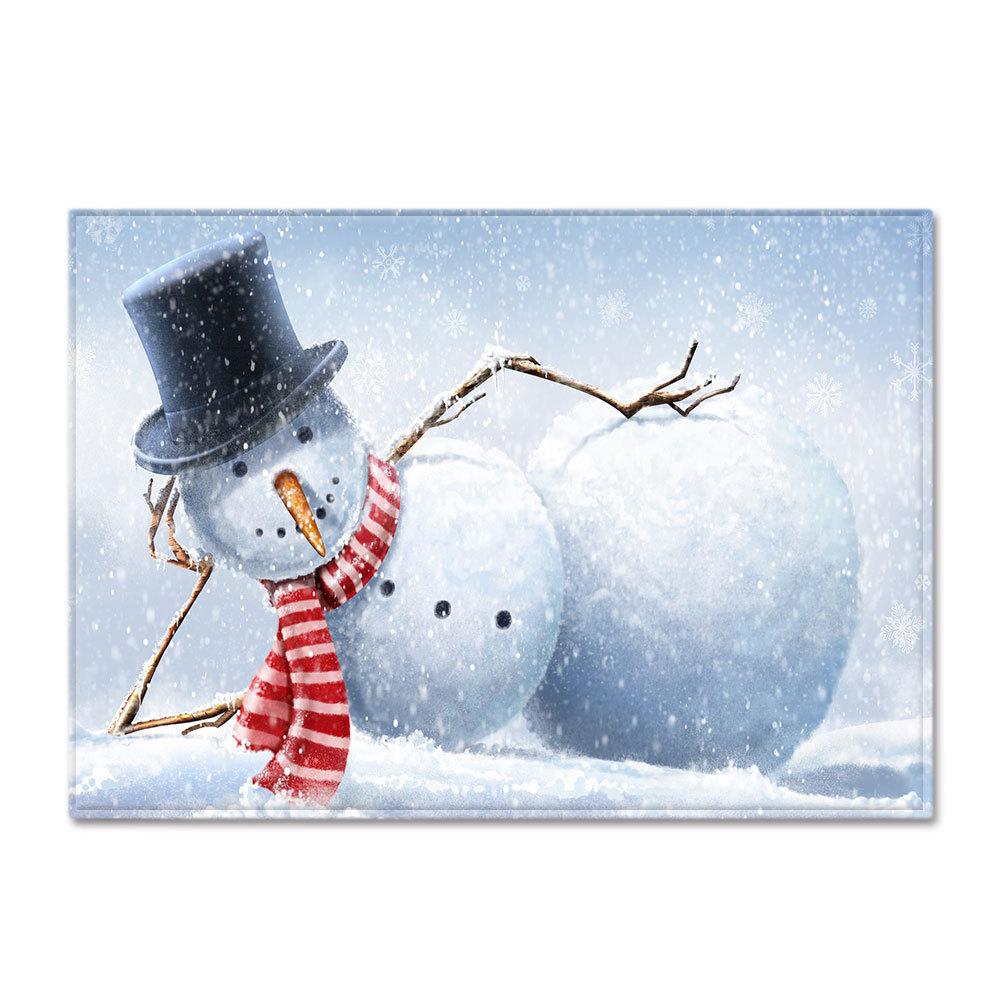 Christmas Living Room Floor Mat Bedroom Dining Room Carpet Carpet Doormat