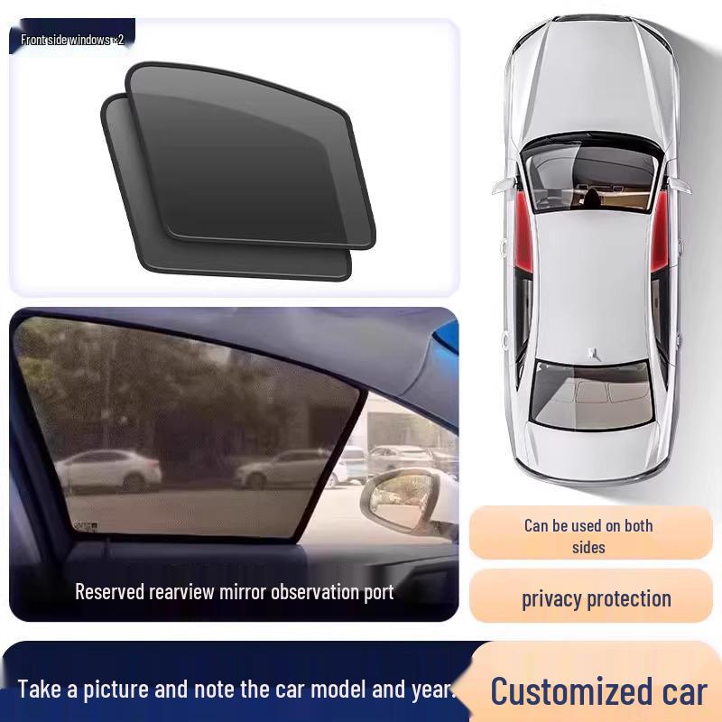 Nissan X-Trail Magnetické zatemňovací a tepelně izolační síťované závěsy