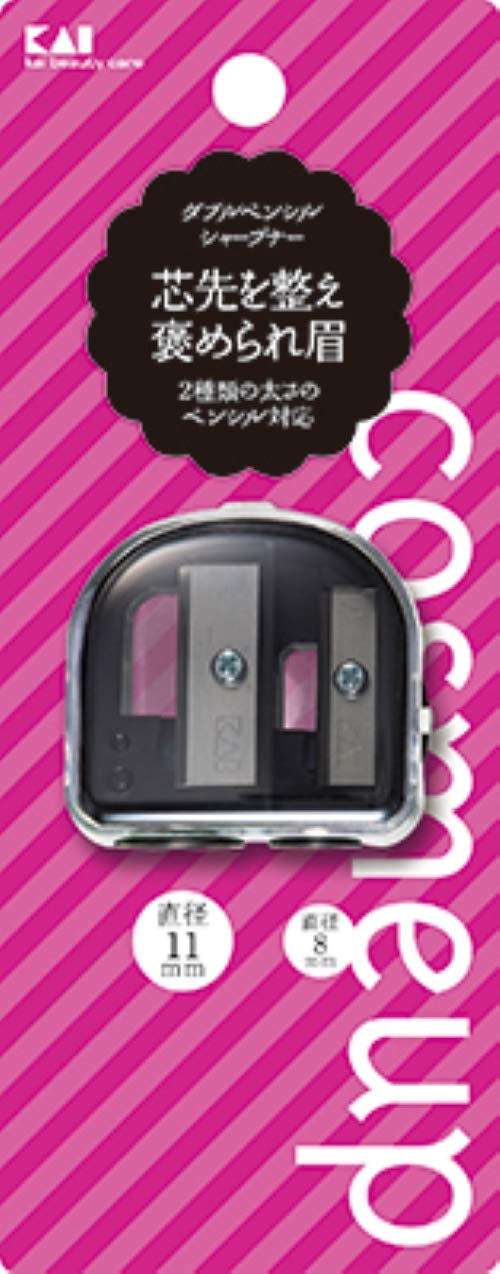 

Kai Cosmeup Double Pencil Sharpener 1 piece