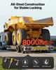 VEVOR Ratchet Chain Binder, 8 Mm X 3 M G80 Chains, 3629 Kg Working Load of Ratchet Load Binder, Chains and Binders Set