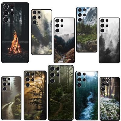 Funda con diseño de árbol de bosque y naturaleza hermosa para Samsung Galaxy S22 S21 Note 20 Ultra Note 10 S8 S9 S10 Plus S20 FE